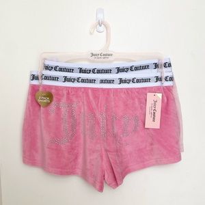 Juicy couture velour shorts